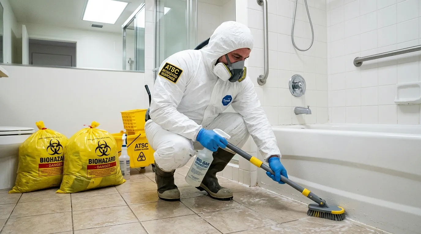 Decontamination equipment deployed for Blood Cleanup in Angora